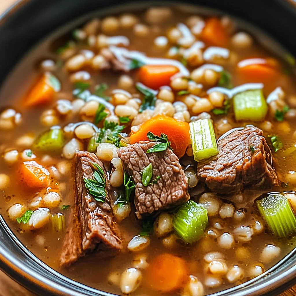 Cozy & Chewy: Your Family's Favorite Beef Barley Soup Recipe